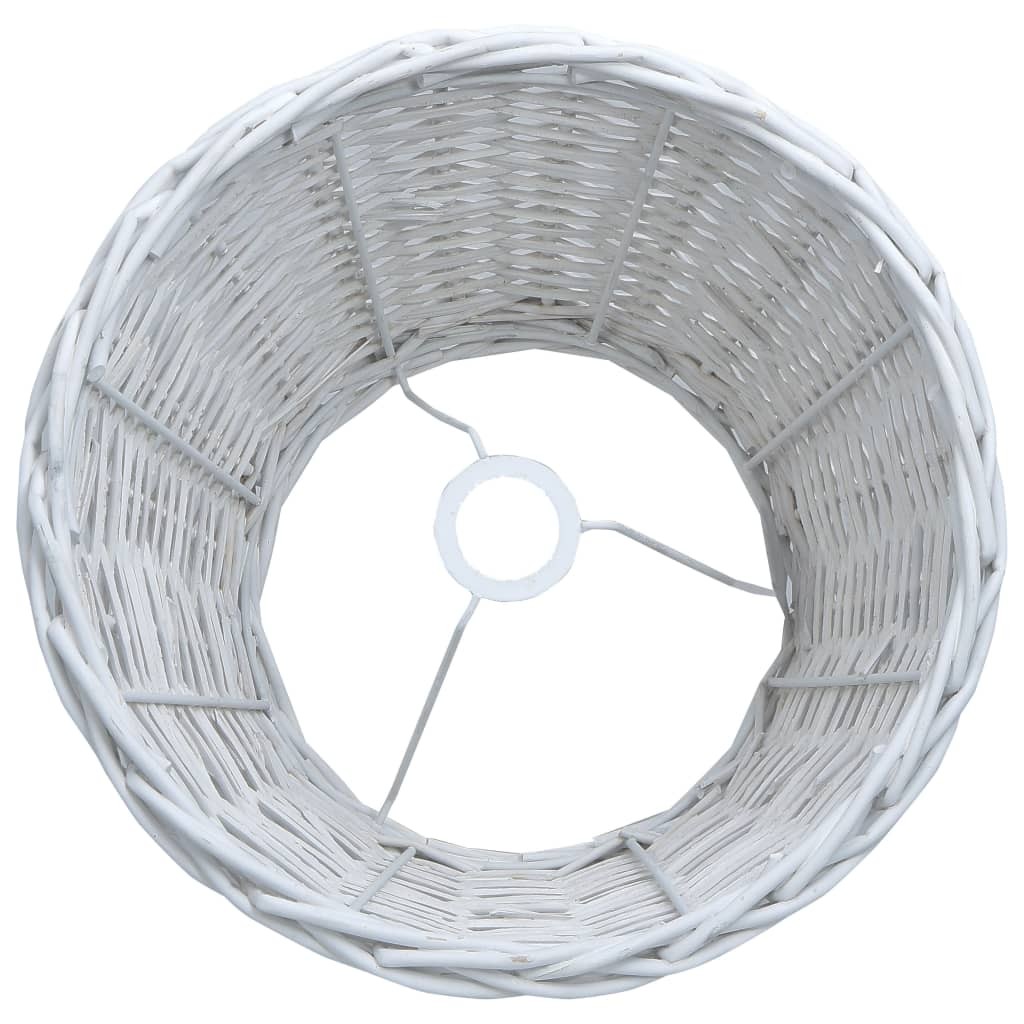 Lamp Shade Wicker 40x26 cm White